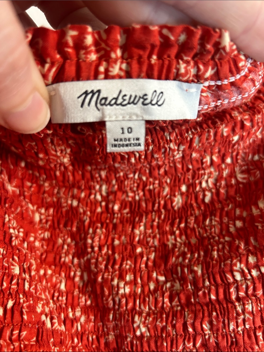 Madewell Floral Ruffle Tank - Picture 5 of 7